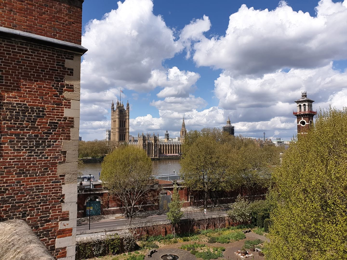 Photo looking over the River Thames