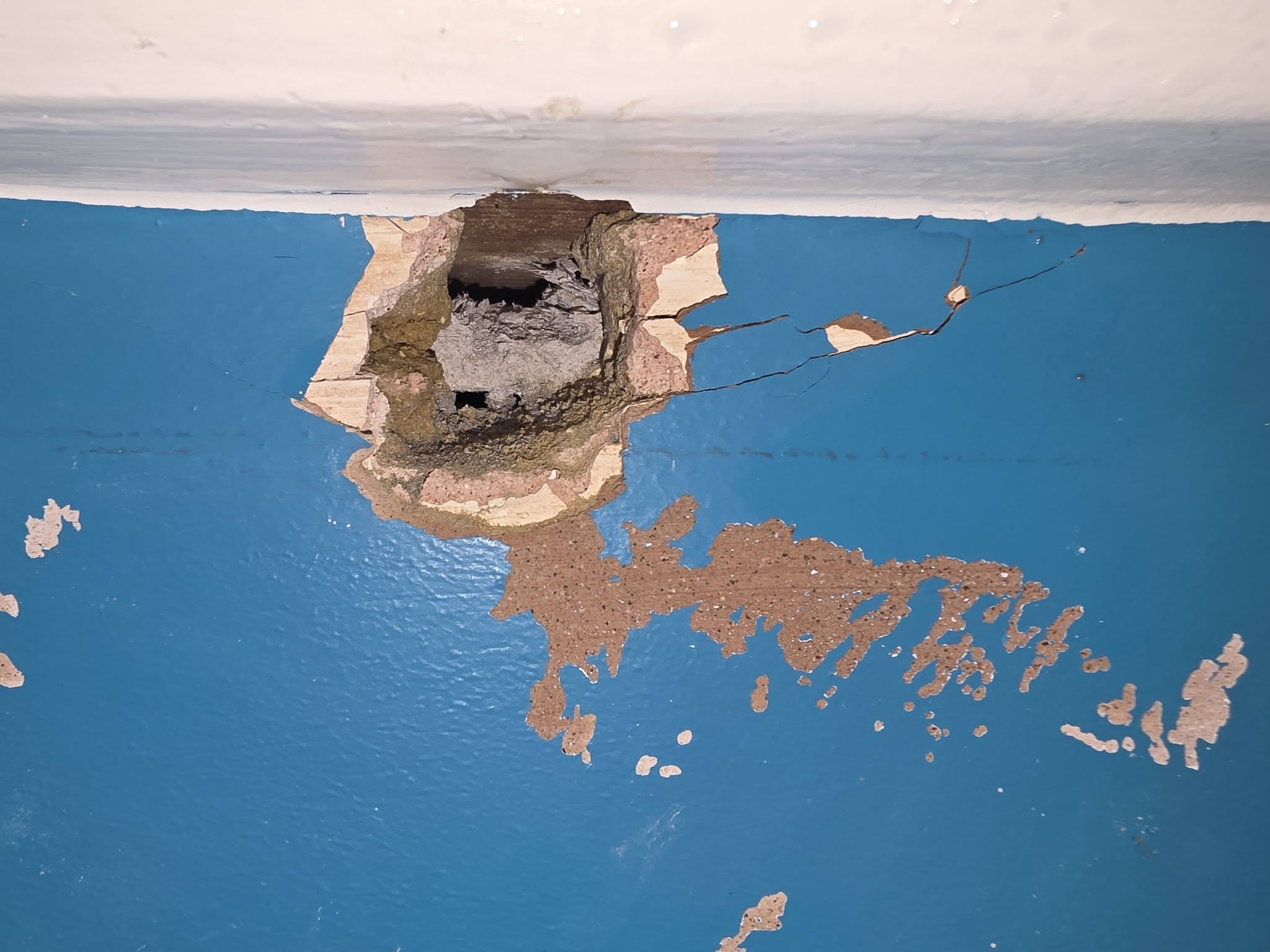 Asbestos in walls